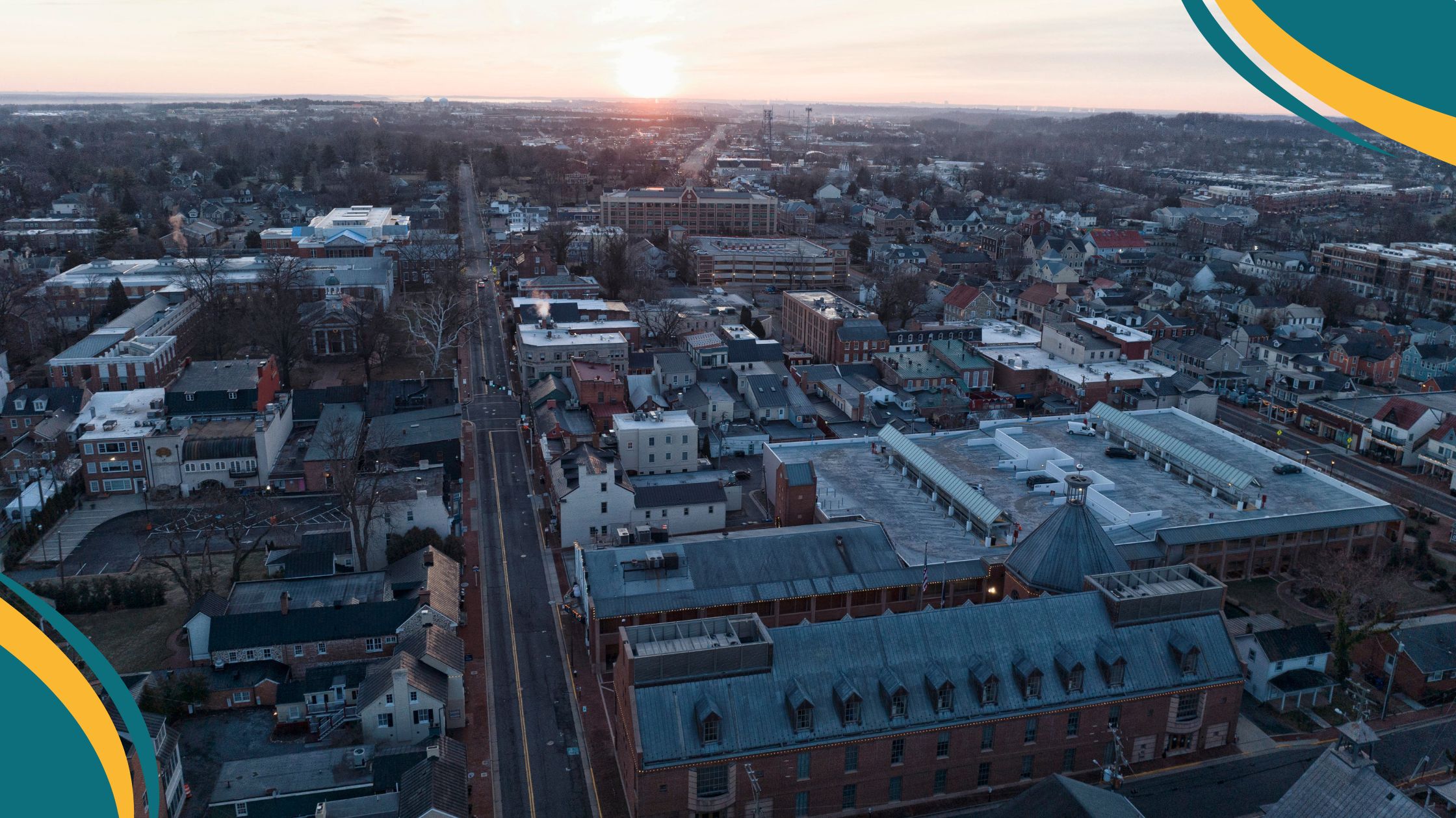 Aerial View of Leesburg VA